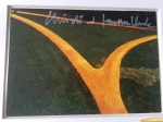 Christo Javacheff - Wrapped walk ways - including original piece of fabric!