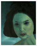 Blauw portret