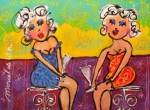 Woman at the bar