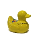 Yellow duck from the sunny day in Paradise at Middelkerke