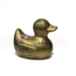 Gold duck from the sunny day in Paradise at Middelkerke