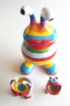 Set of 3 "lipstick" sculptures