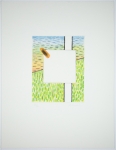 Nature and a thought in the void of a square II