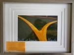 Wrapped walk ways - including original piece of fabric!