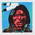 Indiaan  ( blauw )