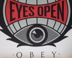 Shepard Fairey - Eyes Open - Offset Lithograph  Hand signed