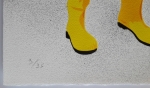 Ziegler T  - First Day at School - stencil/spraypaint  handgesigneerd - beperkte oplage