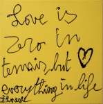 Love sucks in tennis