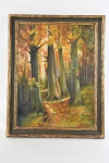 kleurrijk herfstbos