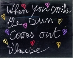 When you smile