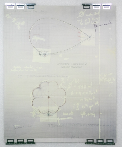 Panamarenko  - Poster Antwerpse luchtschipbouw