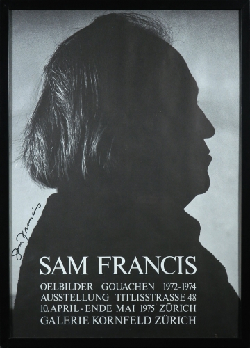 Sam Francis - Sam Francis in Galerie Kornfeld Zürich