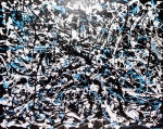 Blauw zwart