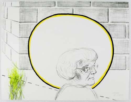 Roger Raveel - In a strange spatial confrontation