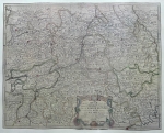 Oude Landkaart Limburg Luik