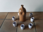 Jeneverkruik met bekertjes