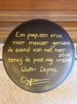 Een poep, een kruk