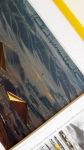 Christo Javacheff - The Umbrellas USA  2 artcards + fabric