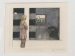 Betje in het atelier.