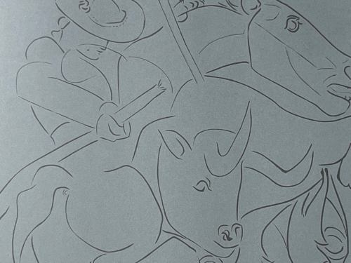 (After) Pablo Picasso - bulls and bullfighters