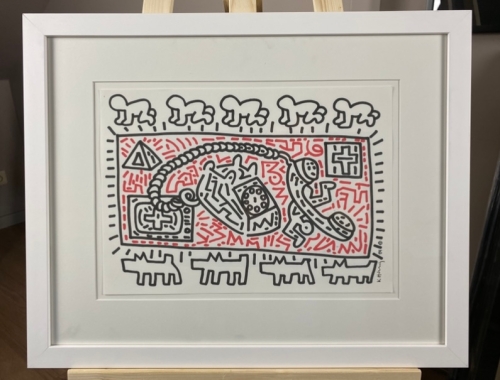 Keith Haring - Original Drawing 1984