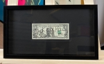 Dessin original sur un billet de 1 dollar