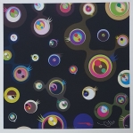Takashi Murakami - Yeux de Méduse Noir