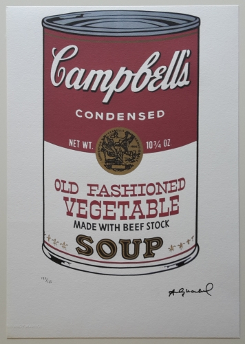 (After) Andy Warhol - Campbells Soup Old Fashioned Vegetable