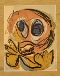 A Beast Drawn Man (Zeldzame litho)