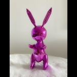 Jeff Koons - Balloon Rabbit XL Pink - Studio Edition