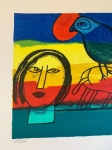 Guillaume Corneille - Signée; Lithographie Rêveries d'été