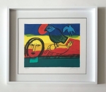 Guillaume Corneille - Signée; Lithographie Rêveries d'été