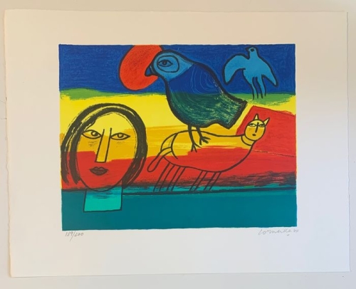 Guillaume Corneille - Signée; Lithographie Rêveries d'été