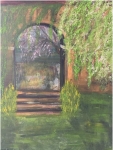 Imaginary journey in front of the door of the unknown