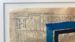 Keith Haring  - Originele tekening op krant