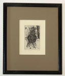 Rare Eau-forte signée "Eclosion" 1958
