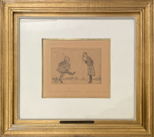James Ensor - Fridolin en gragapança van Yperdamme