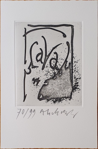 Pierre Alechinsky - Homère est morte + ex libris
