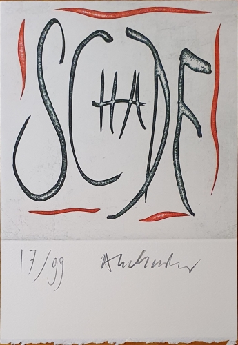 Pierre Alechinsky - Damage + ex libris