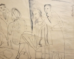 Pierre Alechinsky - Originele tekening 