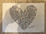 Keith Haring - Drawing (Untitled Heart)