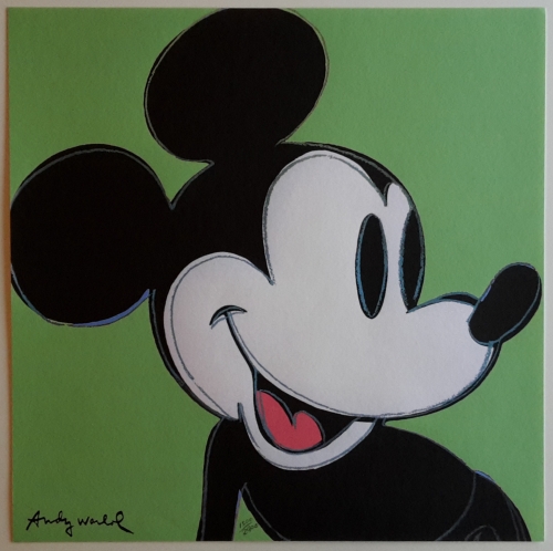 (After) Andy Warhol - Mickey Mouse Groen