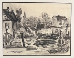 Guillaume Corneille - Eglise et presbytère aux Pays-Bas