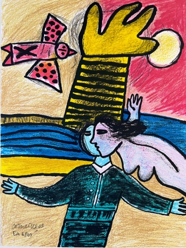 Guillaume Corneille - Lithografie gesigneerd