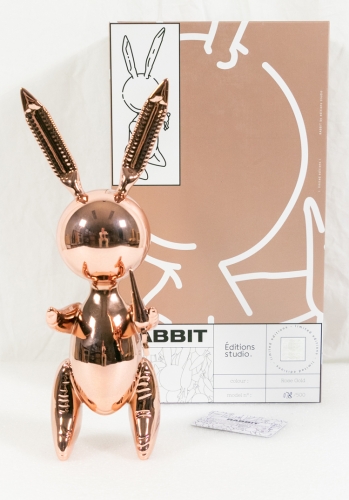 Jeff Koons (after) - Balloon Rabbit (Rose Gold) XL