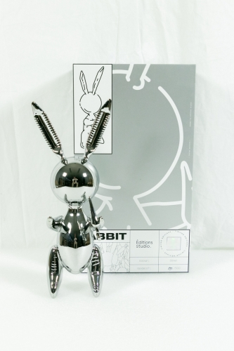 Jeff Koons (after) - Balloon Rabbit (Silver) XL