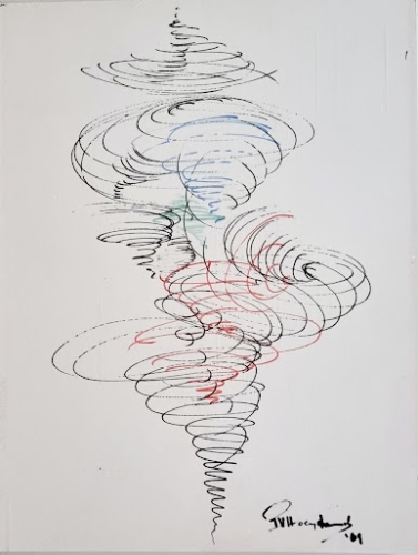 Paul Van Hoeydonck - Dessin à l'encre