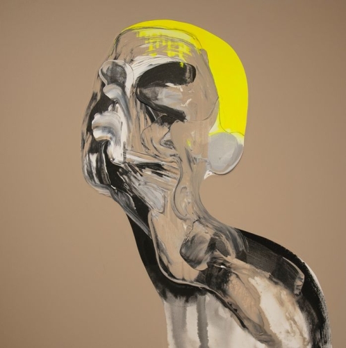 Vladinsky  - Tête violette sans titre