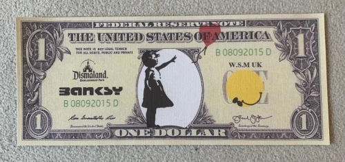 Banksy (after) - BANKSY - Dismaland Girl with balloon