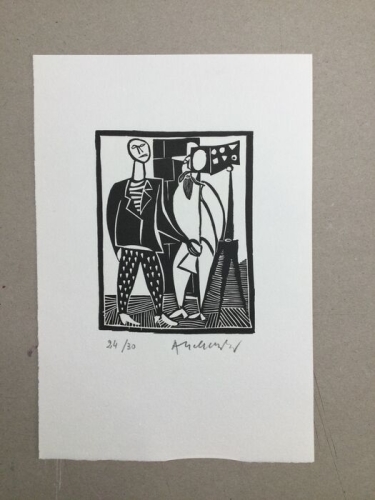 Pierre Alechinsky - Le poète assasiné